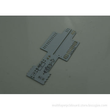 Double Sided Aluminum Based  Pcb With Hasl And White Solder